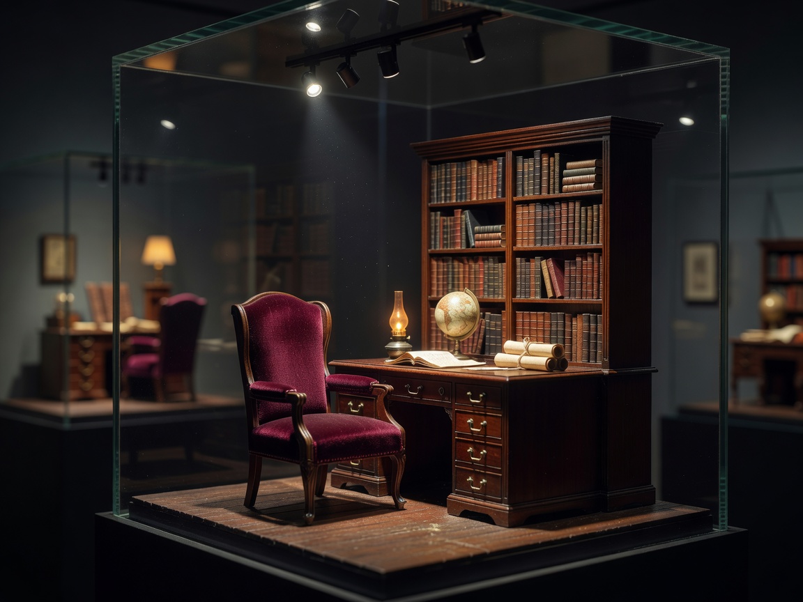 Musée Miniatures et Cinéma micro interior exhibit